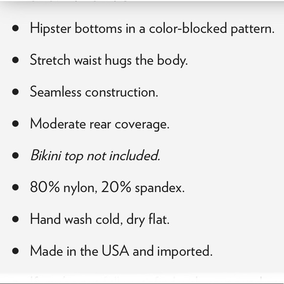 NWOT L*Space Color Block Veronica Bikini Bottom - Picture 11 of 11